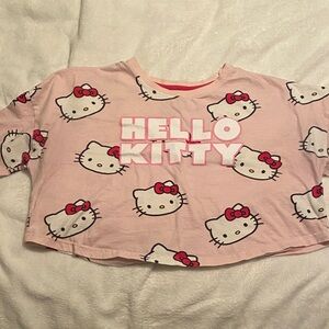 Hello Kitty Red and White Graphic Tee